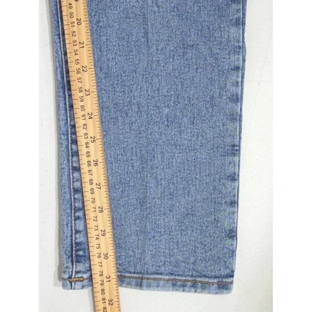 True Religion Geno Relaxed Slim Jeans 36x31 Blue Light Wash Flap Pocket